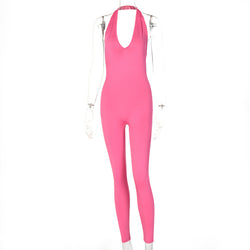 Women Skinny Sleeveless Jumpsuit – Sportlich &amp; Figurbetont