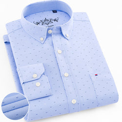 Pure Color Casual Non-Iron Cotton Shirt