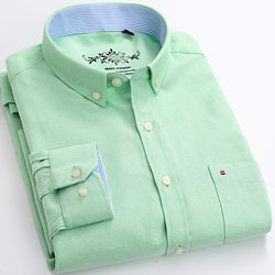 Pure Color Casual Non-Iron Cotton Shirt