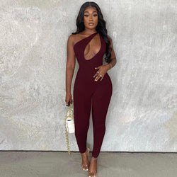Casual Sport Jumpsuit – High-Waist, Ärmelos &amp; Figurbetont