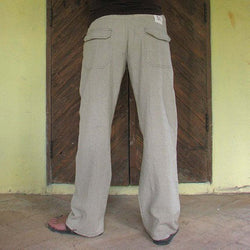 Hot Men's Loose Solid Color Casual Trousers