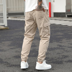 Men's Overalls Loose Casual Cropped Pants