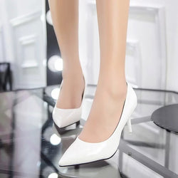 Lady High Heels – Pure Color Elegant Pumps