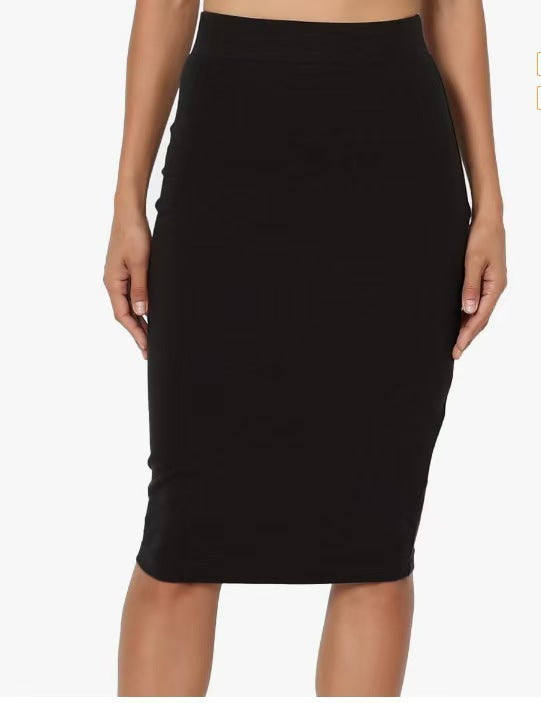 Eleganter Bleistiftrock mit hoher Taille