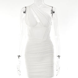 Falten-Minikleid – Elegantes Sommerkleid für Partys & Events