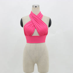 Damen Halterneck Top – Rückenfrei &amp; Kurz | Vielseitiges Sommer-Camisole