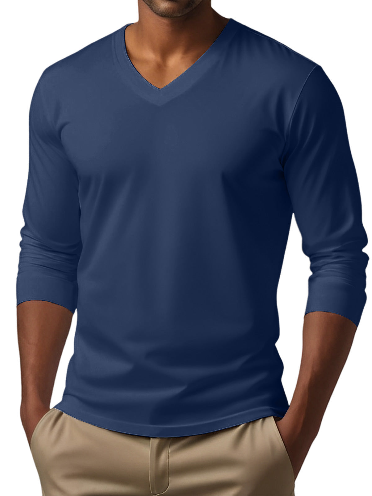Men's Digital Printing Men's Versatile Long Sleeve