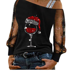 Women's Summer Sling Digital Printed Tulle Top