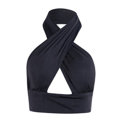 Damen Halterneck Top – Rückenfrei &amp; Kurz | Vielseitiges Sommer-Camisole
