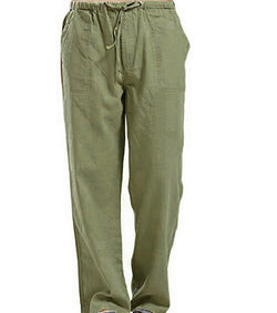 Hot Men's Loose Solid Color Casual Trousers
