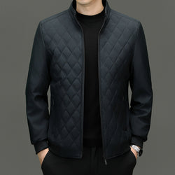 Thick Warm Middle-aged Cardigan Men's Cotton-padded Coat