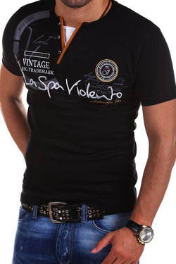 Fashion Casual Men's Slim V-neck Short-sleeved T-shirt