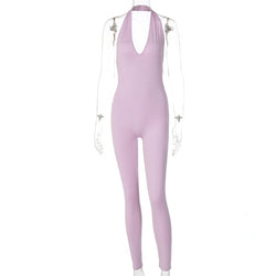 Women Skinny Sleeveless Jumpsuit – Sportlich &amp; Figurbetont