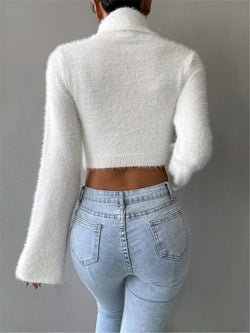 Eleganter Rollkragenpullover für Damen