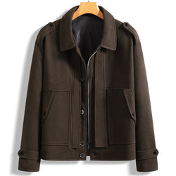 Men's Lapel Cotton Padded Warm Loose Casual Jacket