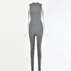 Round Neck Stitching Jumpsuit Women – Stil trifft auf Komfort