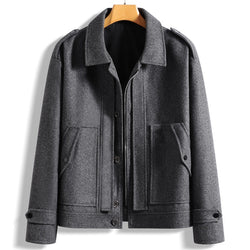 Men's Lapel Cotton Padded Warm Loose Casual Jacket