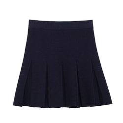 Strick Zweiteiler Damen – Eleganter Cardigan mit Knöpfen & Minirock