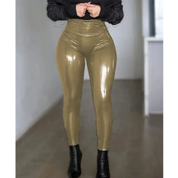 Lederhose – Figurbetonte Bleistifthose für Damen