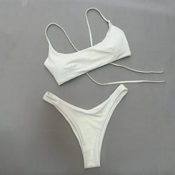 Push-Up Bikini Damen – Sexy High-Waist Bikini-Set mit Bügel