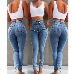 High Waist Denim Stretch Jeans – Sexy & Bequem