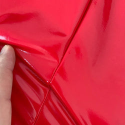 Eleganter Kunstleder-Bleistiftrock mit Reißverschluss – Sexy High-Stretch Rock in Schwarz, Rot oder Blau