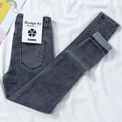 High Waist Slim Fit Jeans – Elastische Bleistifthose für Damen