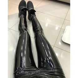 PU-Leder Leggings – High Waist, Sexy Look &amp; Komfort für Alltag &amp; Fitness