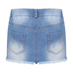 Jeans-Minirock – Figurbetonter Denim-Rock mit Taschen & Zipper
