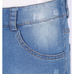 Jeans-Minirock – Figurbetonter Denim-Rock mit Taschen & Zipper