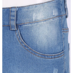 Jeans-Minirock – Figurbetonter Denim-Rock mit Taschen & Zipper