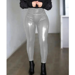 Lederhose – Figurbetonte Bleistifthose für Damen