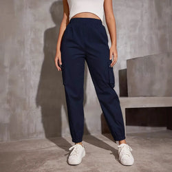 Lässige Y2K-Cargohose – High Waist, Wide Leg &amp; Utility Style