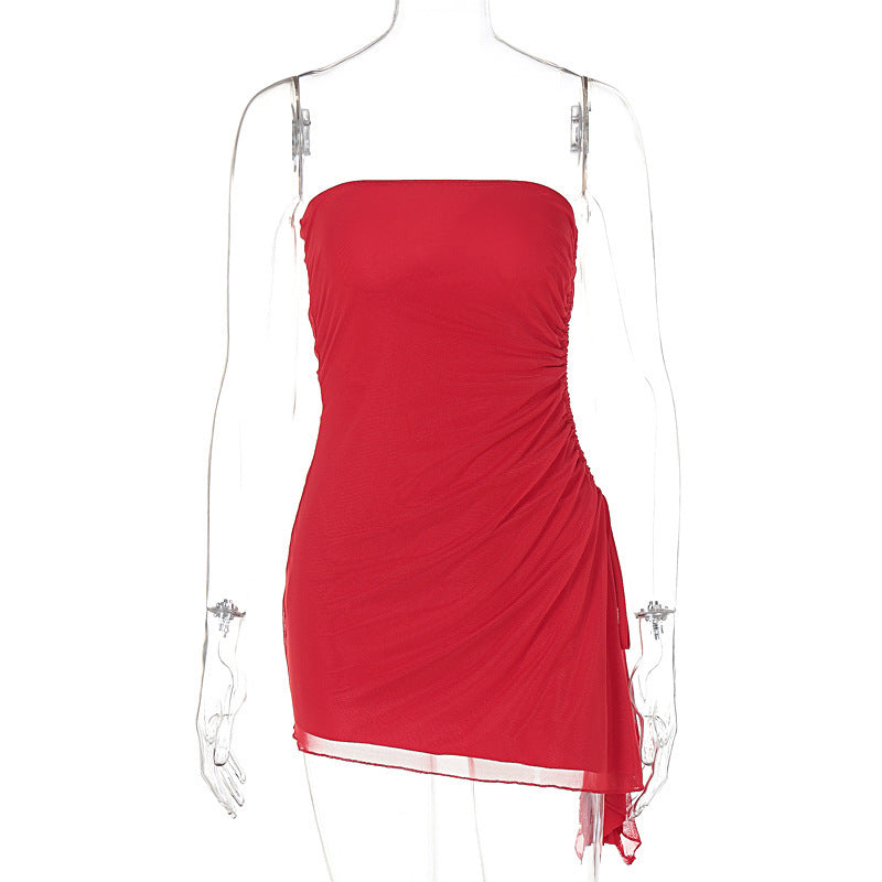 Tube-Top Minikleid – Sexy Rückenfreies Sommerkleid für Damen