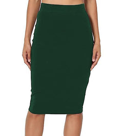 Eleganter Bleistiftrock mit hoher Taille