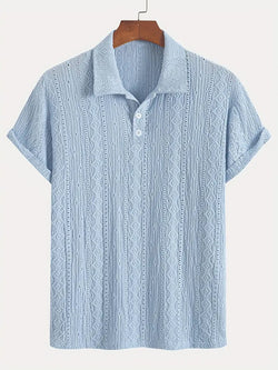 Men's Breathable Hollow-out Lightweight Casual Top