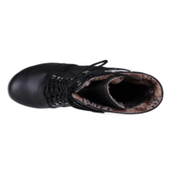 Elegante Kurzstiefel mit Blockabsatz – Wildleder Edition