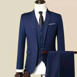 Style Herrenanzug – Slim Fit Business 3-teiliges Set