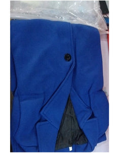 Woolen Men's Mid-length Trench Coat
