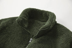 Fall Men's Plush Cardigan Jacket